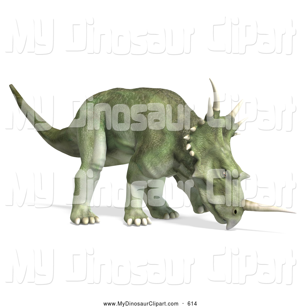 Royalty Free Stock Dinosaur Designs of Ceratopsians.