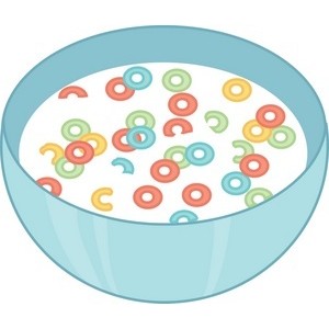 Clipart Of Cereal Bowl.