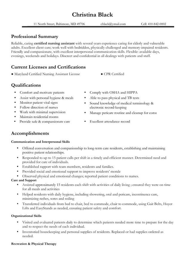 How To Write Certification In Resume Examples