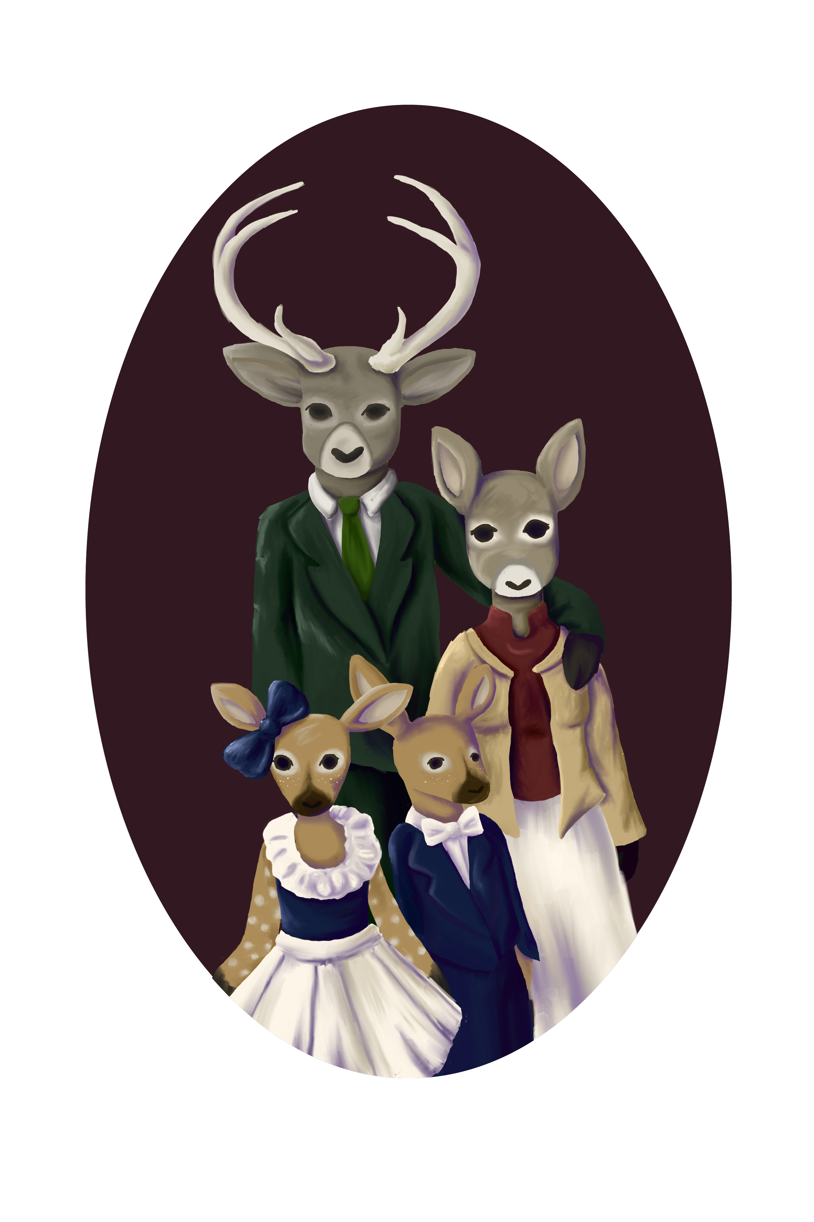 Honorable Family Cervine by Mephikal on DeviantArt.