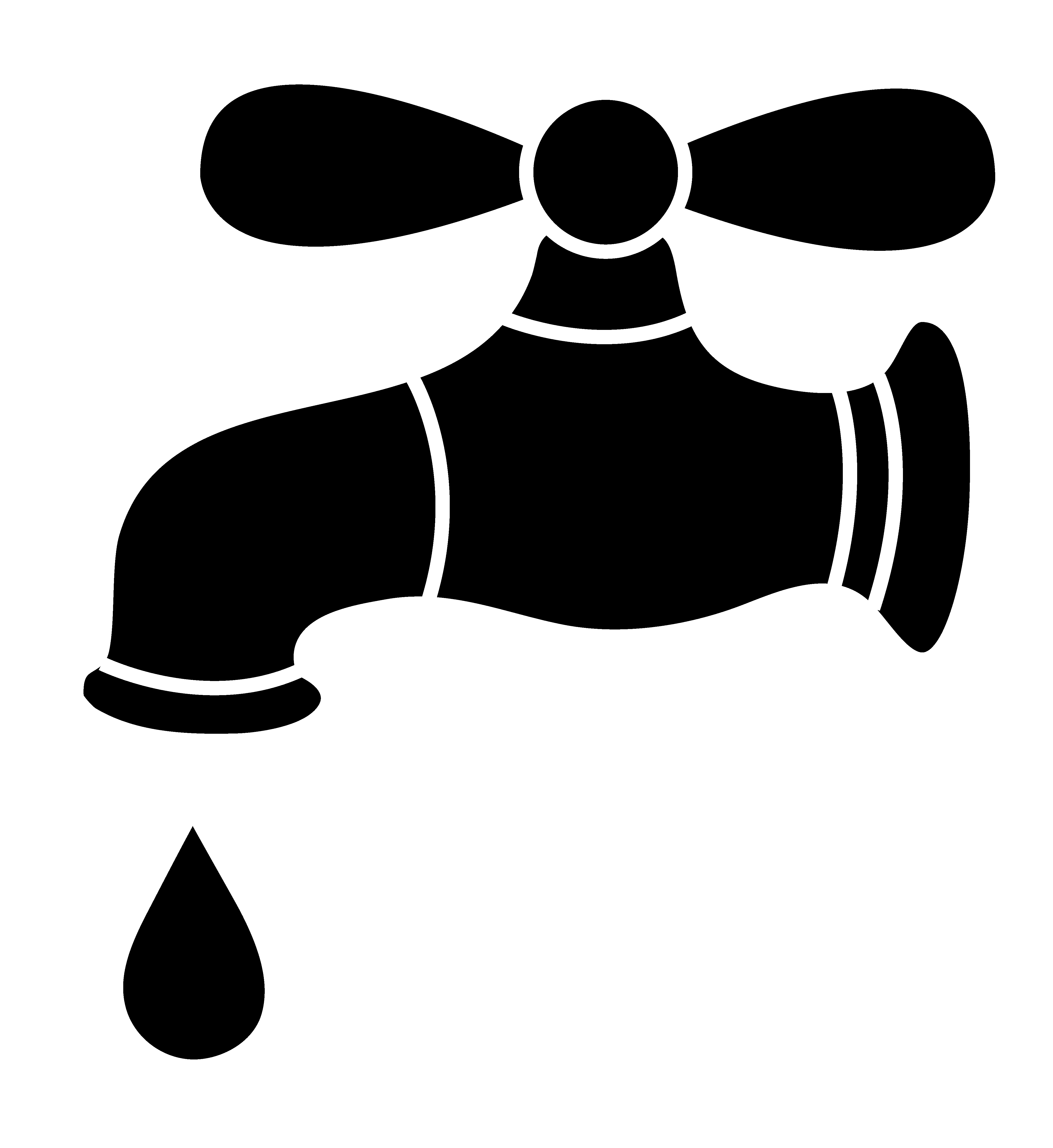Clipart of a water fucet.