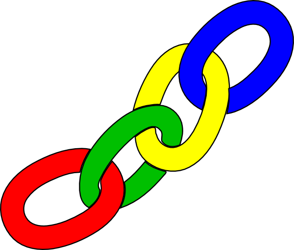 Color Chain Links Clip Art at Clker.com.