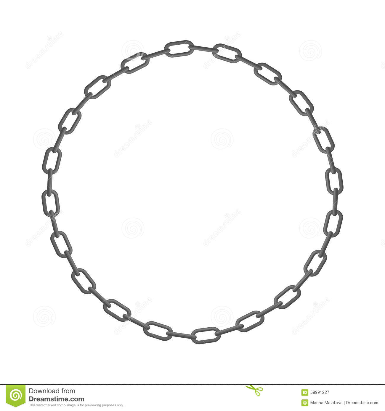 Chain Circle Clipart.