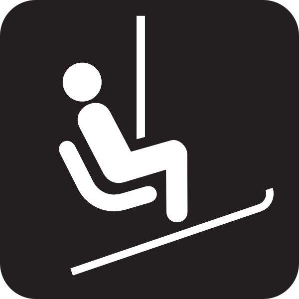Chair Lift Ski Lift Black Clip Art At Clker Com Vector Clip Art.