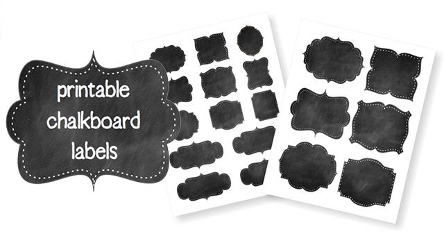 Free Printable Chalkboard Labels > Life Your Way.