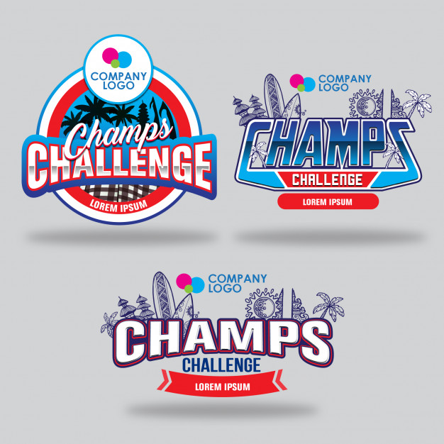 Champs challenge logos Vector.