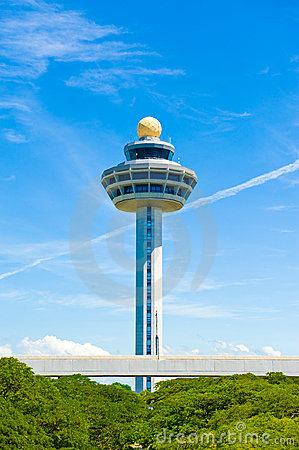 Singapore Changi Airport Editorial Stock Image.