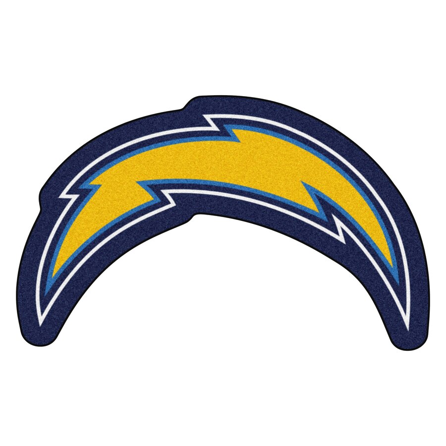 Los Angeles Chargers 4' x 3' Mascot Mat.