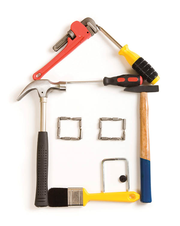 Home remodel clipart.
