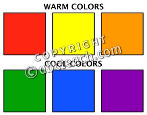 Color art chart clipart.