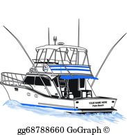 Fishing Boat Clip Art.