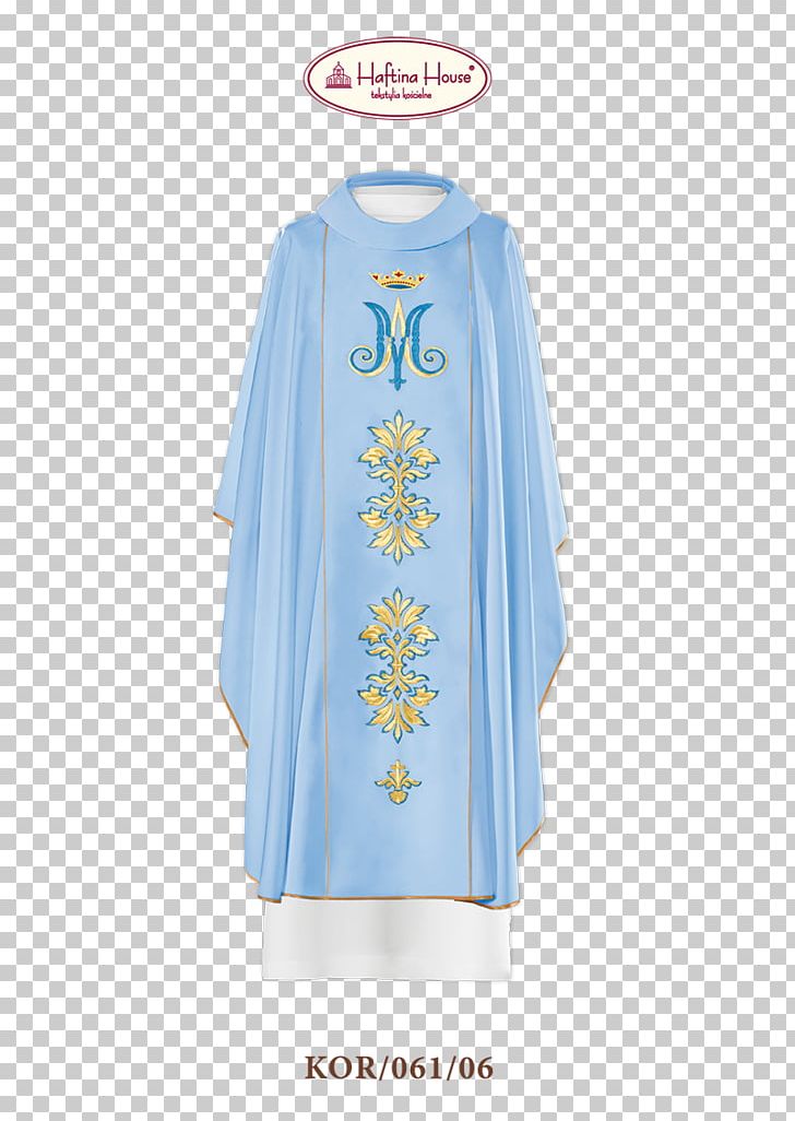 Blue Chasuble Vestment Liturgy Liturgical Colours PNG.