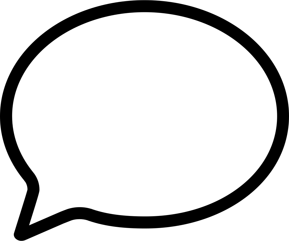 Ios Chatbubble Outline Svg Png Icon Free Download (#411545.