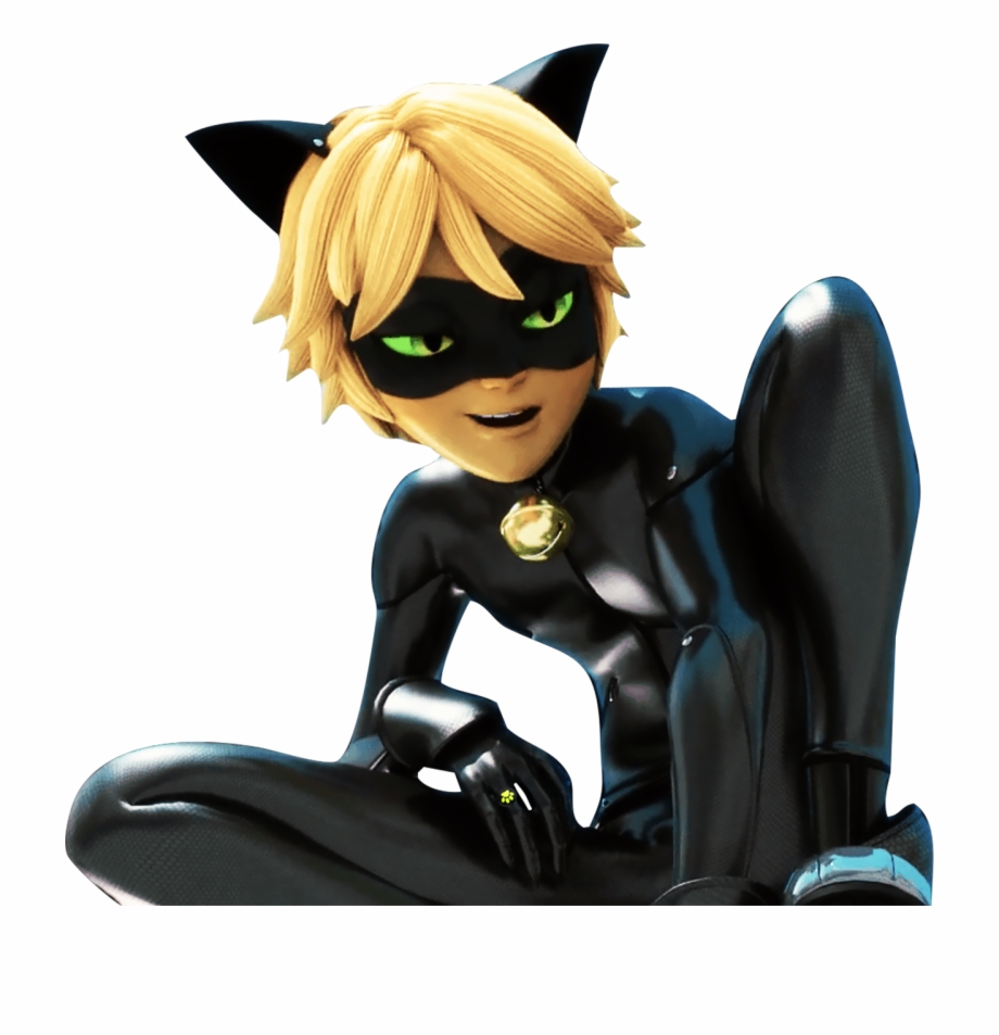 Transparent Renders Of Ladybug And Chat Noir.
