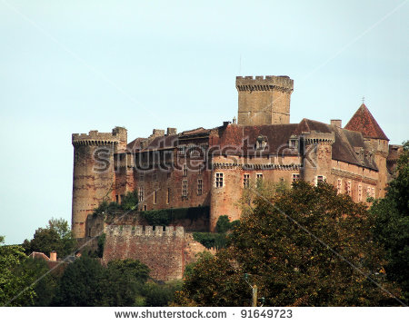 Castelnau Castle Stock Photos, Royalty.