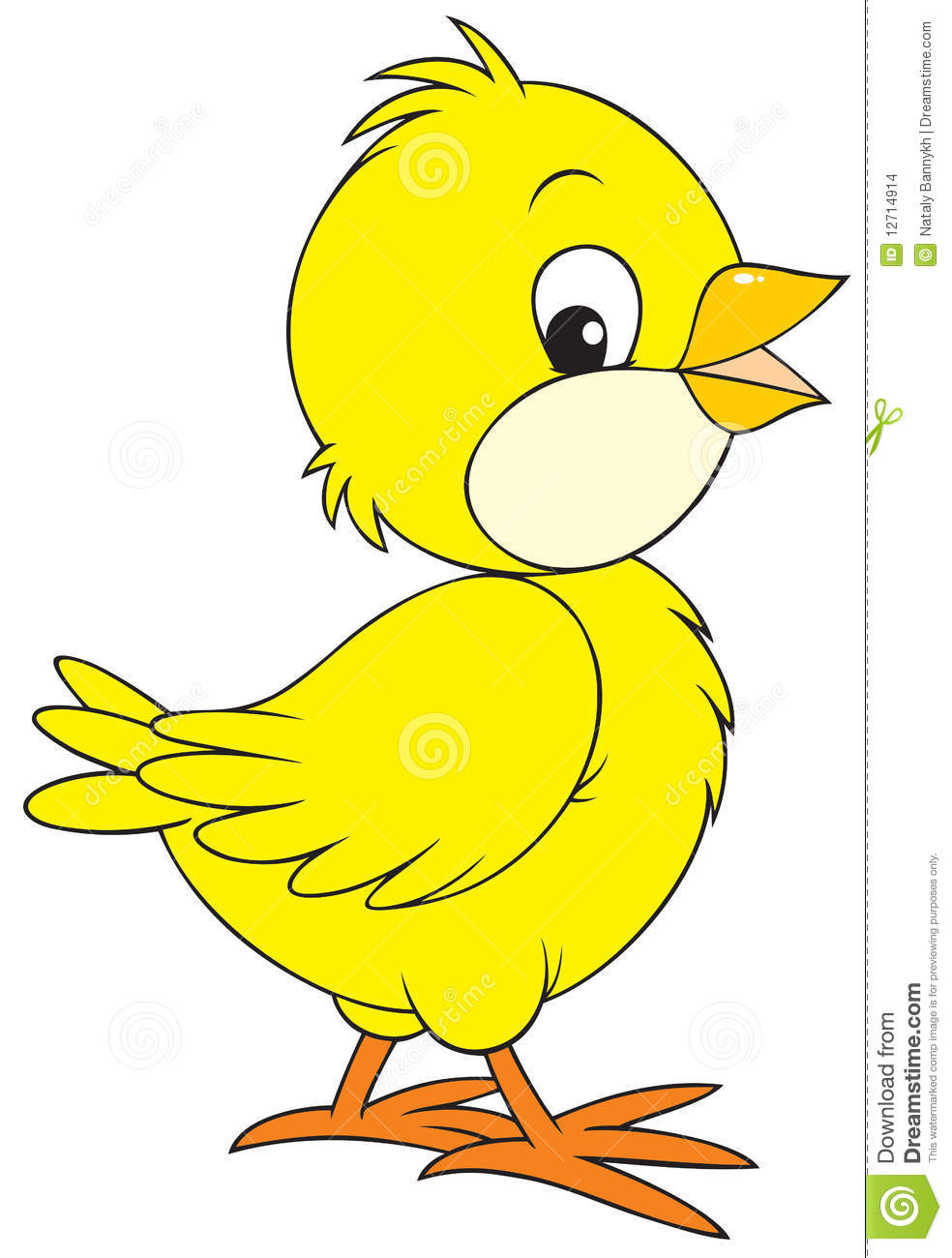 Yellow Chick Clipart.