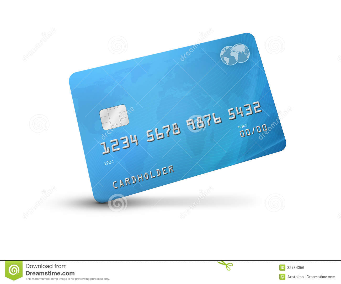Debit card clipart.