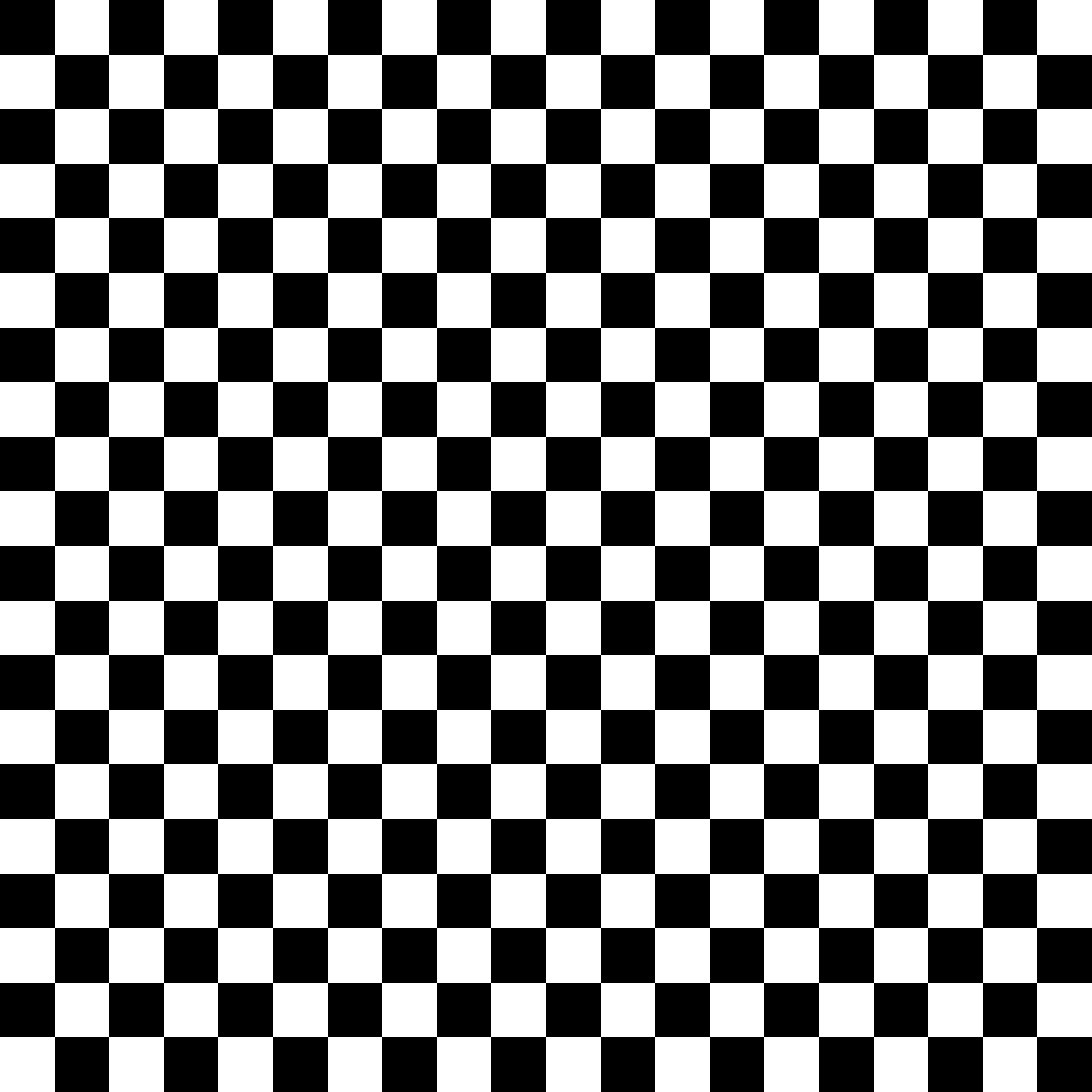 Black and White Checkerboard Pattern.
