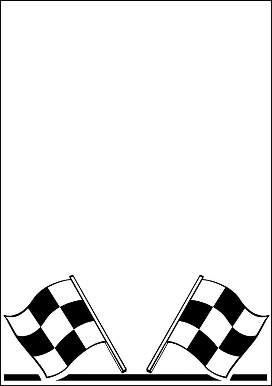 Font Racing clipart.