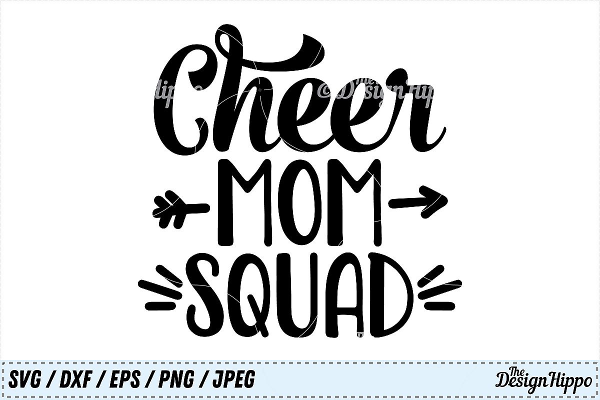 Cheer mom squad svg, Cheer svg, Mom svg, Squad svg, PNG, DXF.