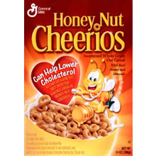 Cheerios Cereal Box Clipart.