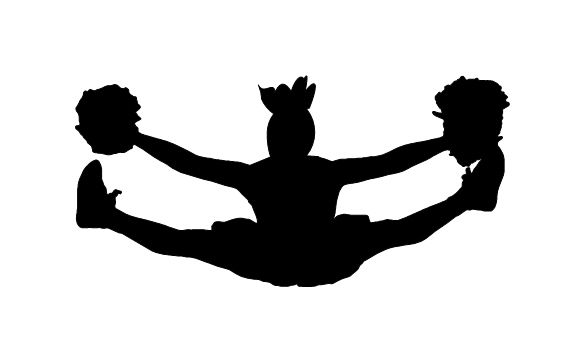 cheer clipart toe touches