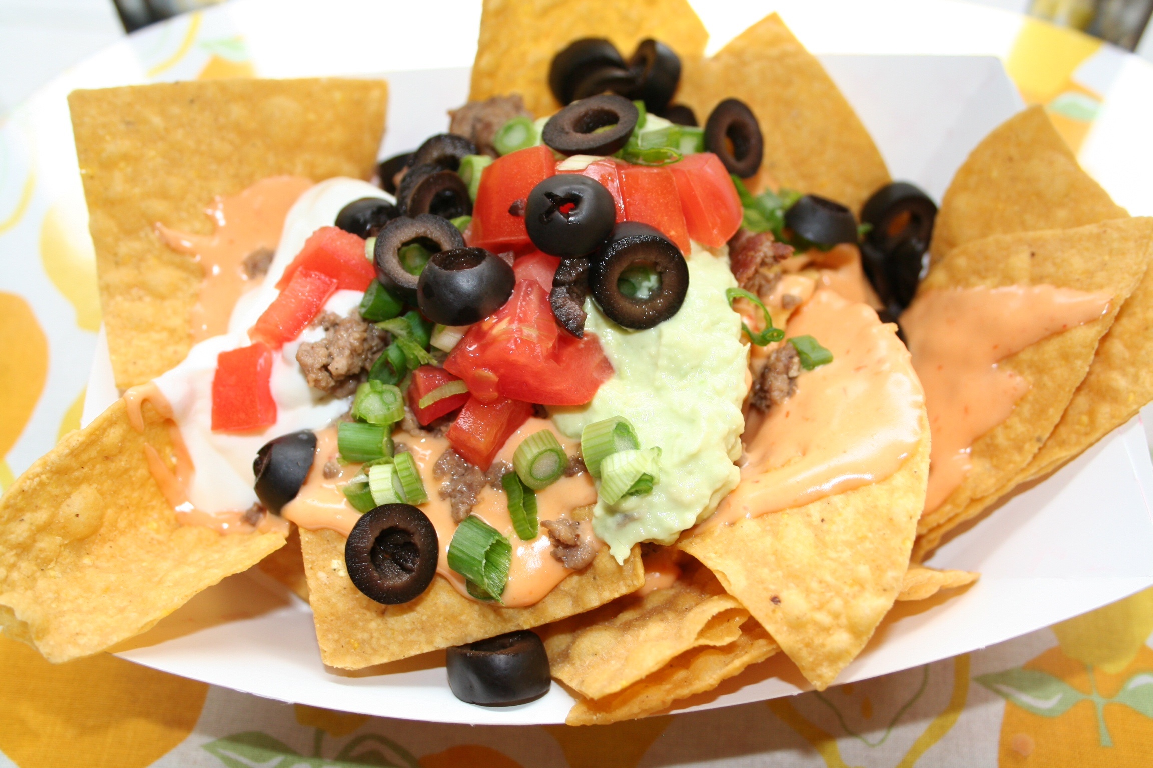 Super Bowl Nacho Bar.