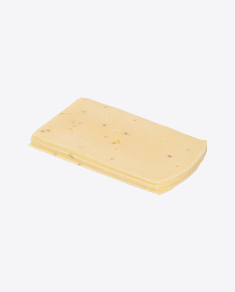 Download Havarti Cheese Slices Transparent PNG on Yellow Images 360°.