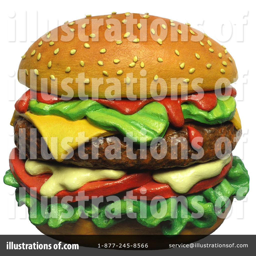 Cheeseburger Clipart #12128.