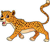 Cheetah Clip Art.