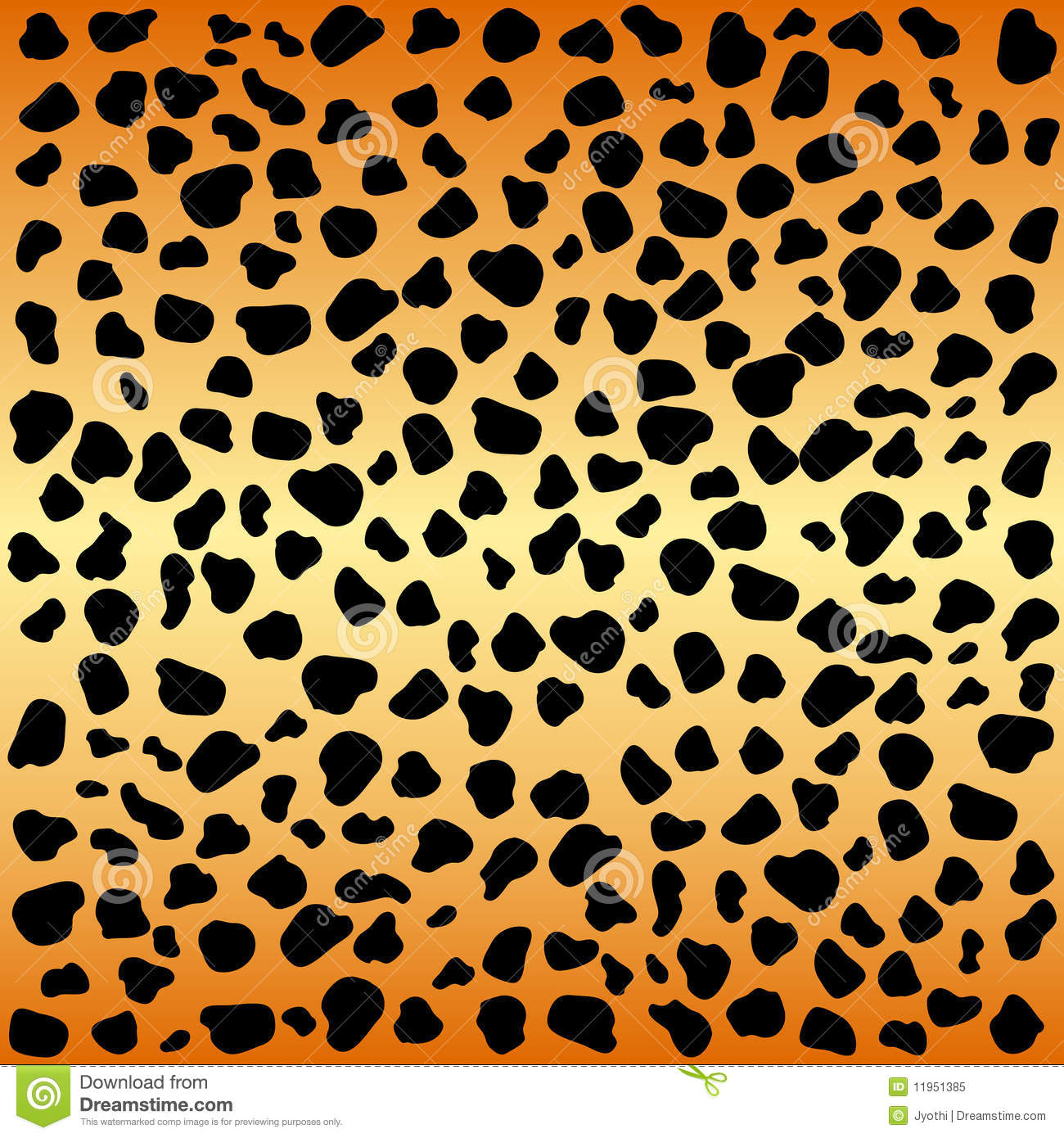 Cheetah Spots Clipart.