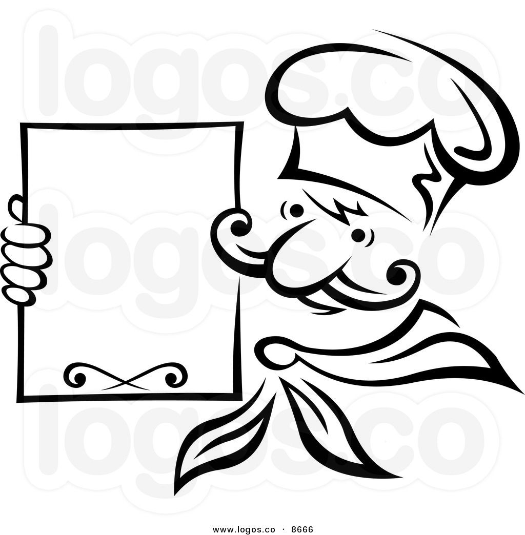 Images For > Chef Clipart Black And White.