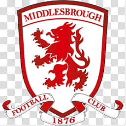 Team Logos, Middlesbrogh Football Club badge transparent.
