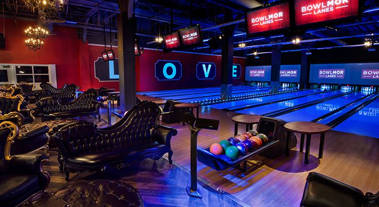Bowling Alley & Arcade at Chelsea Piers.