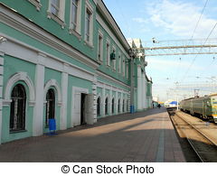 Stock Image of Chelyabinsk railway station csp4441676.