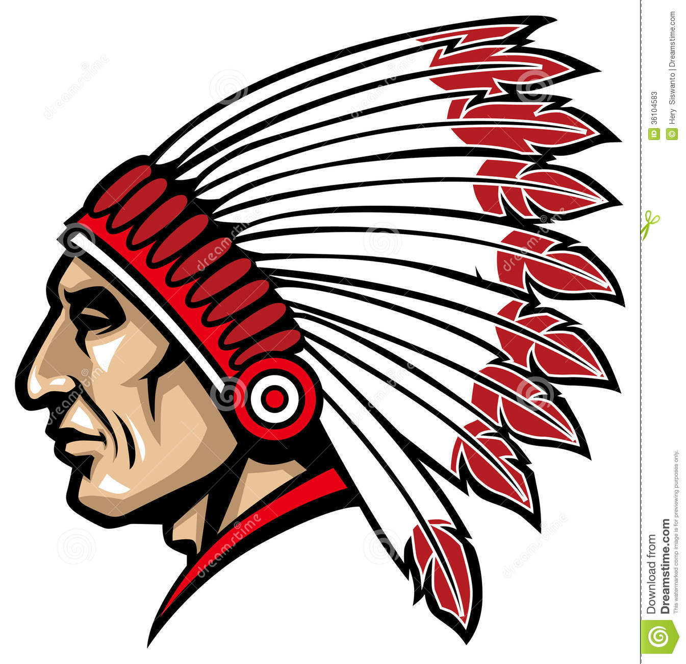 Cherokee Indian Clipart.