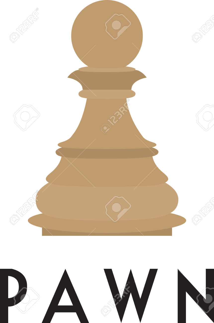 Use This Pawn Piece For A Chess Master. Royalty Free Cliparts.