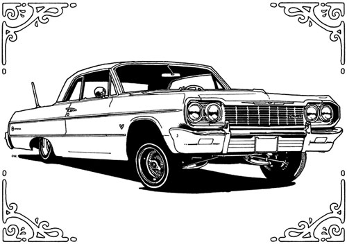 Impala Car Coloring Pages.