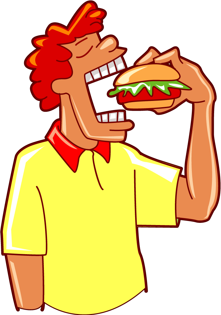 Chew food clipart.