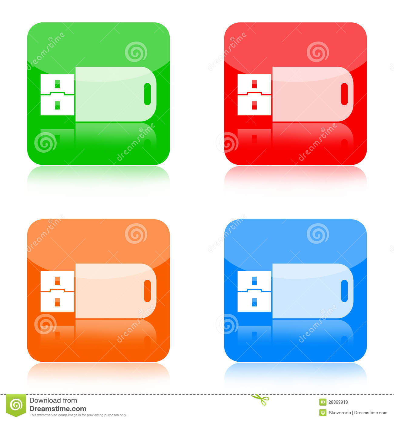 Icone Della Chiavetta USB Fotografie Stock Libere da Diritti. Icone Della Chiavetta USB Fotografie Stock Libere da Diritti.