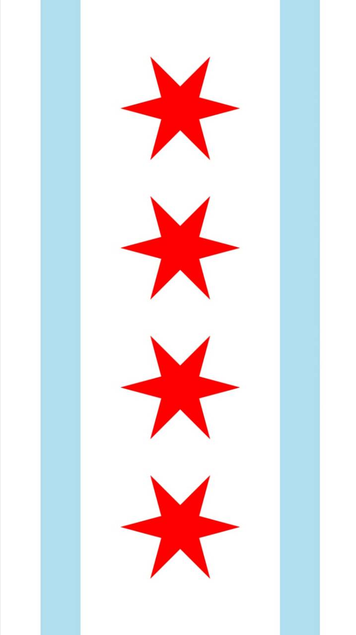 Chicago Flag Wallpaper by VVindyCityKidd.