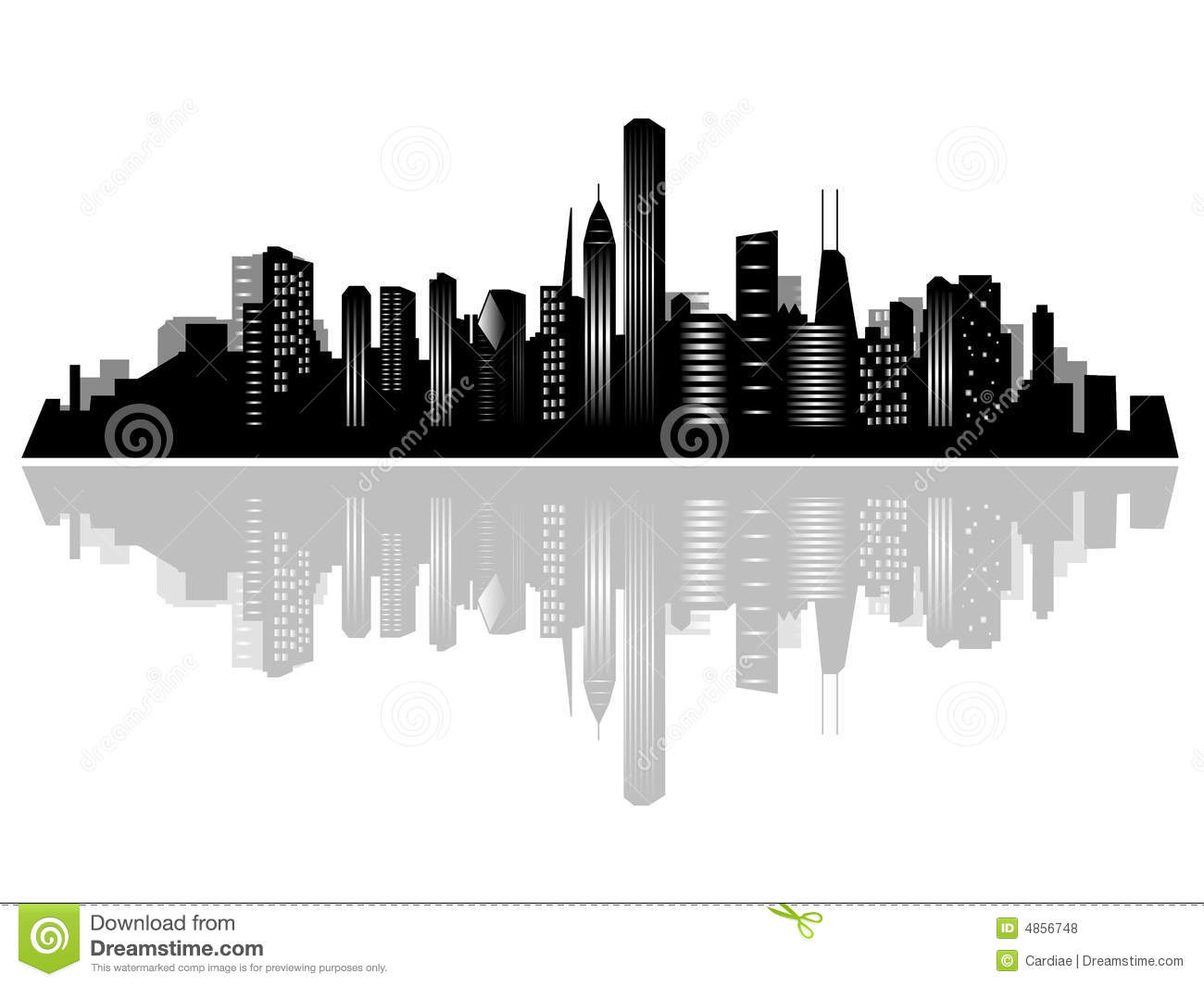 Chicago Skyline Clipart & Chicago Skyline Clip Art Images.