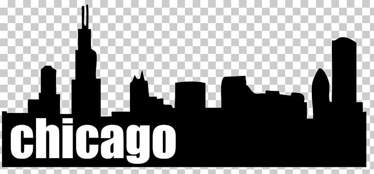 Chicago Drawing Skyline , city silhouette PNG clipart.