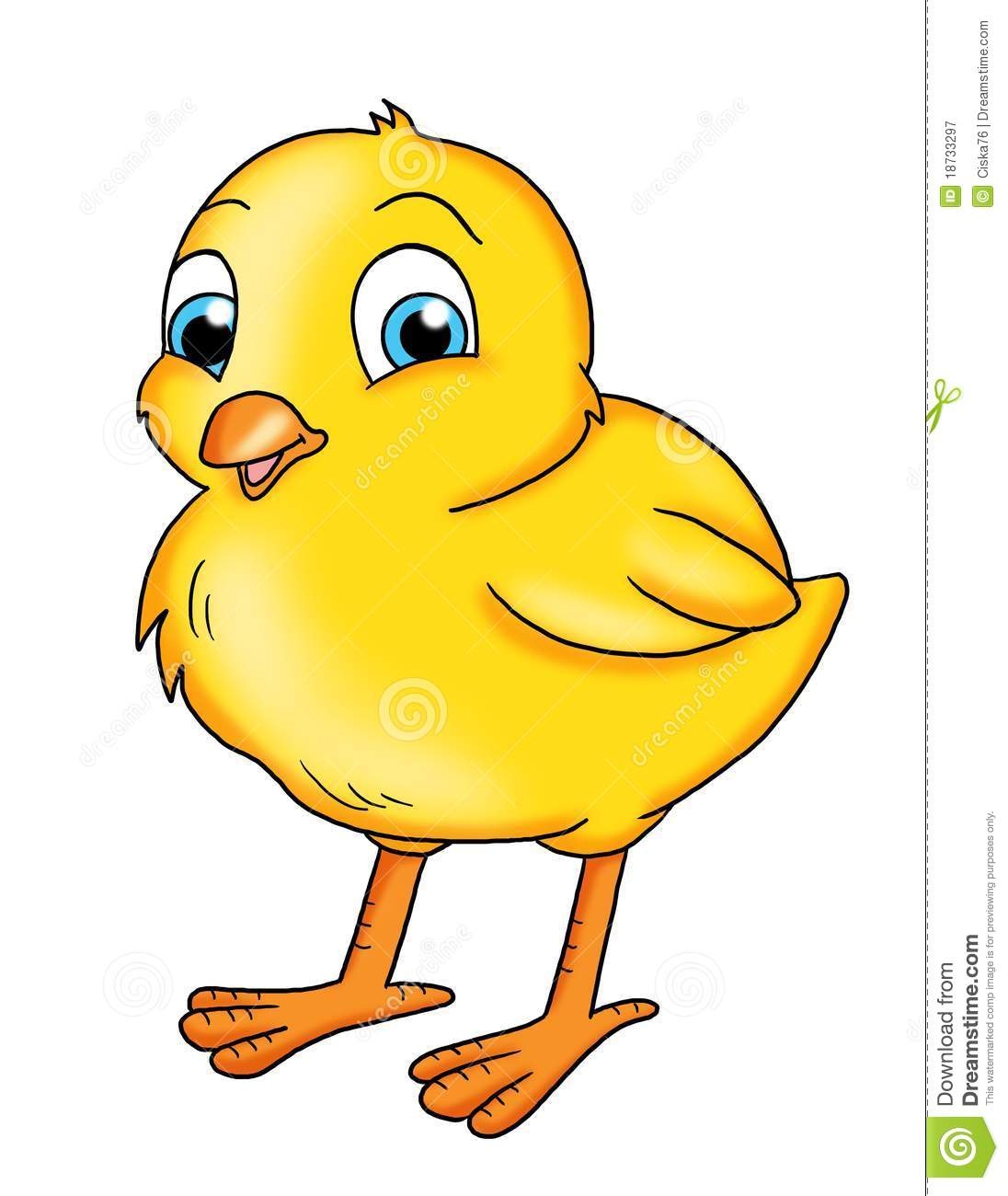 1724 Chick free clipart.