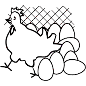 Chicken & Eggs clipart, cliparts of Chicken & Eggs free.
