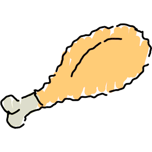Chicken Drumstick Clipart.