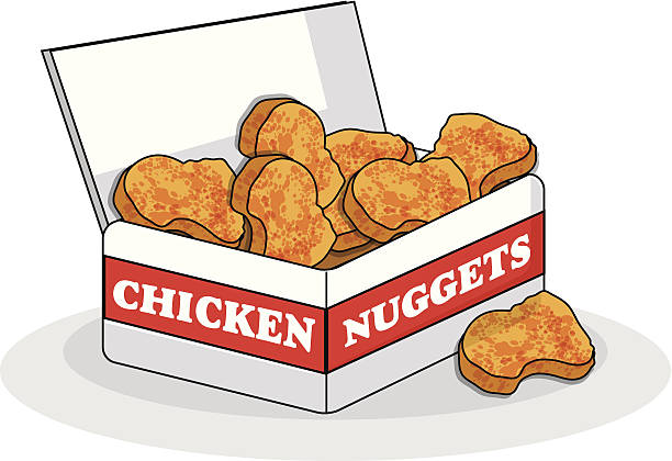 Chicken Nuggets Clipart.