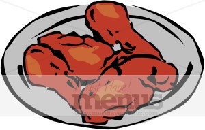 Chicken Wing Clipart.