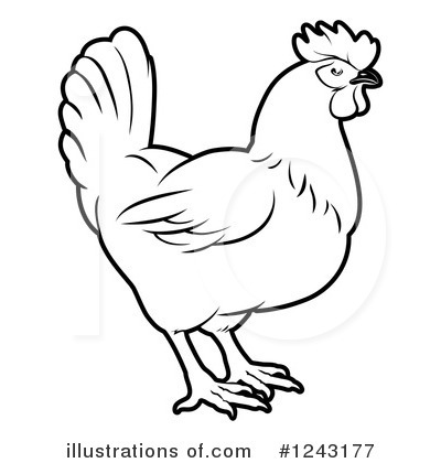 Free Chicken Clipart Black And White Free Cliparts Download Images On Clipground