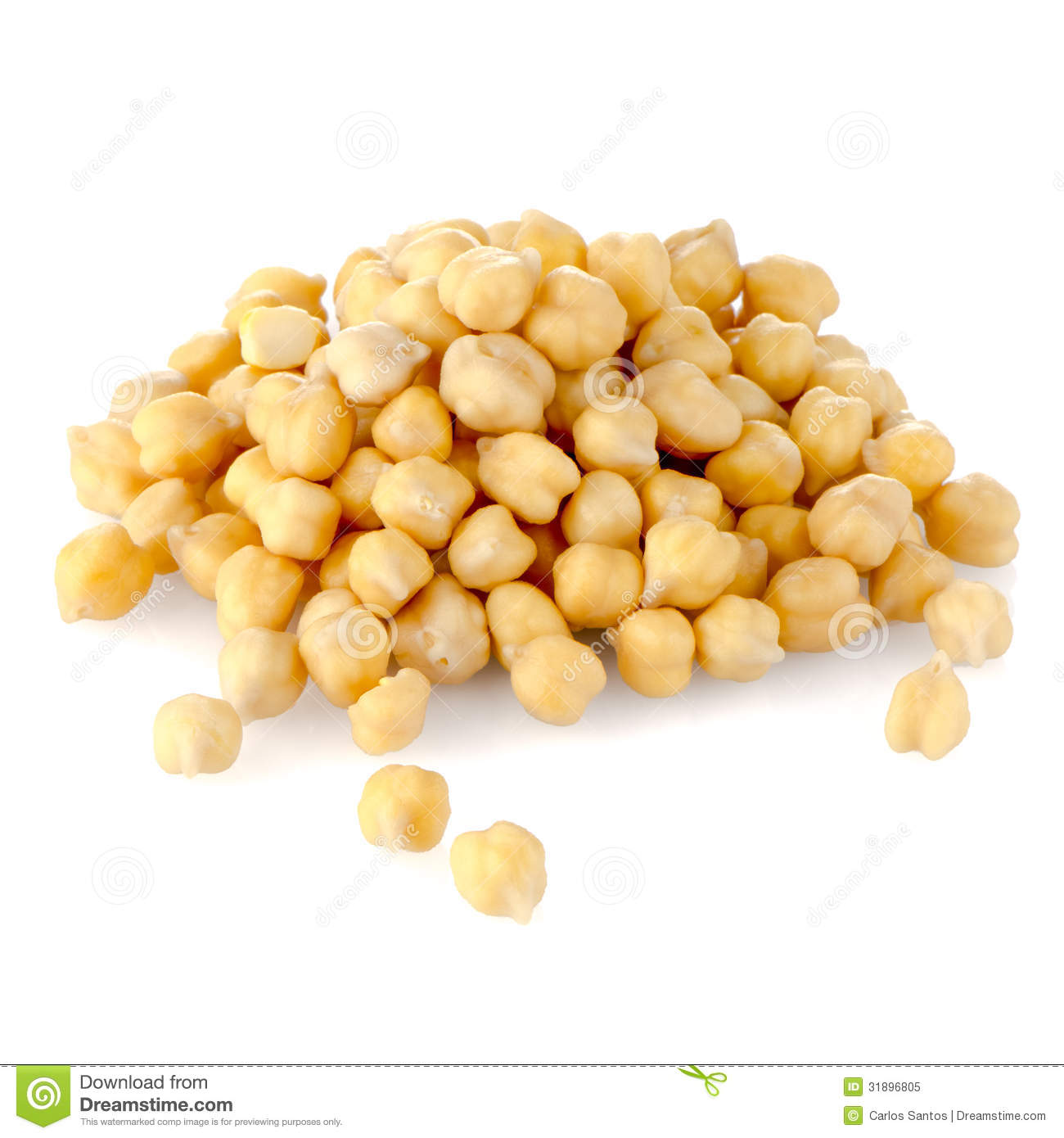 Pile Of Chickpeas Royalty Free Stock Photos.